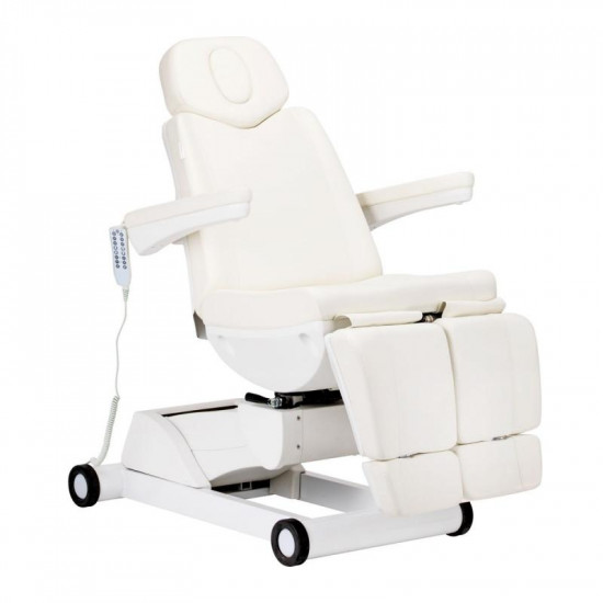 Elektrické otočné pedikérke kreslo Azzurro 873 Pedi biele/ivory Elektrické otočné pedikérke kreslo Azzurro 873 Pedi biele/ivory